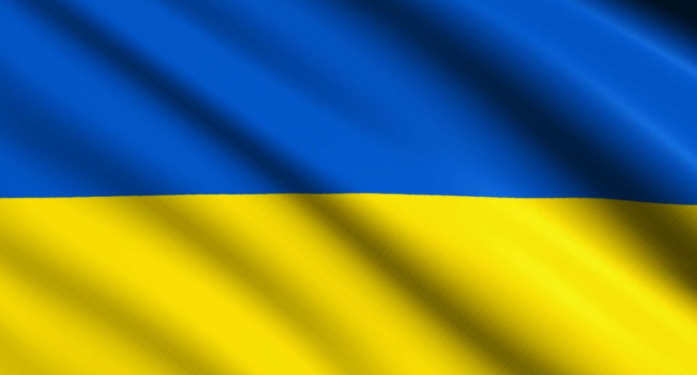 Ein Bild der ukrainischen Flagge